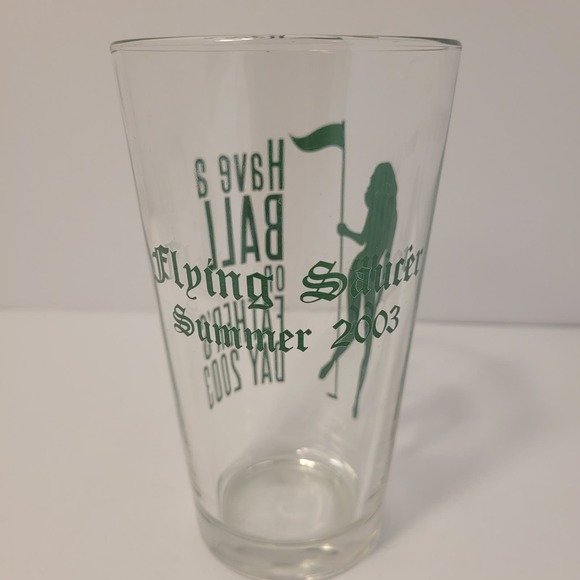 Flying Saucer Father's Day Pint Glass Have A Ball On Father's Day 2003 - Picture 3 of 8